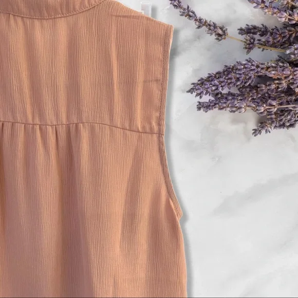 Sleeveless Pastel Pink Lightweight Top (Workwear and Casual wear) - Picture 4 of 10